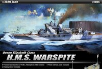 Academy H.M.S. Warspite csatahajó műanyag modell (1:1350)