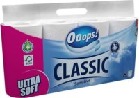 Ooops! Classic 3 rétegű Toalettpapír sensitive (8 tekercs)