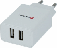 Swissten Travel Charger Hálózati USB-A töltő - Fehér (5V / 2.1A)