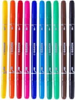 Kores Korellos 2in1 Filctoll készlet - Vegyes színek (10 db / csomag)