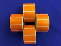 Etikett 25 x 45 mm thermo narancssárga (1000 etikett / tekercs)