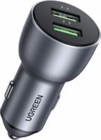 Ugreen CD213 Autós USB-A töltő - Szürke (36W)