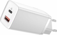 Baseus GaN2 Lite USB-C / USB-A töltő - Fehér (65W)