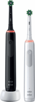 Oral-B Pro 3 3900 Elektromos fogkefe Duopack - Fekete/Fehér (2 db)