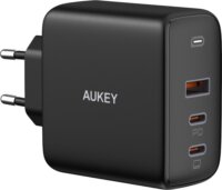 AUKEY Omnia Mix3 Hálózati USB-C / USB-A töltő - Fekete (90W)