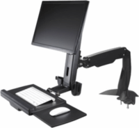 Startech ARMSTSCP1 34" Monitor és billentyűzet asztali tartó - Fekete (1 kijelző)