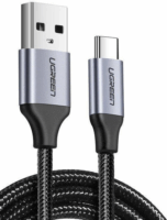 Ugreen US288 USB-A apa - USB-C apa 2.0 Adat és töltőkábel - Fekete/Szürke (0.25m)