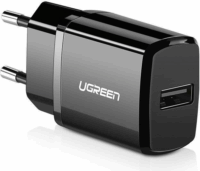 Ugreen ED011 Hálózati USB-A töltő - Fekete (5V / 2.1A)