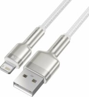 Baseus Cafule Series USB-A apa 2.0 - Lightning apa Adat és töltőkábel - Fehér (2m)