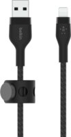 Belkin Boost Charge Pro Flex USB-A apa 2.0 - Lightning apa Adat és töltőkábel - Fekete (2m)