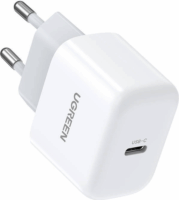 Ugreen CD241 Hálózati USB-C töltő - Fehér (20W)