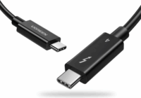 Ugreen US501 USB-C apa - USB-C apa 4.0 Adat és töltőkábel - Fekete (0.8m)