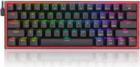 Redragon Fizz Pro K616 Mechanikus (Red Switch) USB/Wireless Gaming Billentyűzet - Magyar