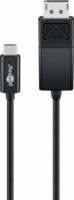 Goobay 79295 USB-C - DisplayPort kábel 1.2m - Fekete