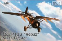 IBG PZL P.11g Kobuz vadászrepülőgép műanyag modell (1:72)