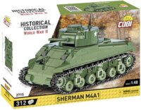 Cobi Sherman M4A1 tank műanyag modell (1:48)