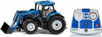 Siku New Holland T7.315 távirányítós traktor markolóval (1:32) - Kék
