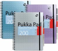 Pukka Pad 100 lapos A4 vonalas spirálfüzet - Többfajta