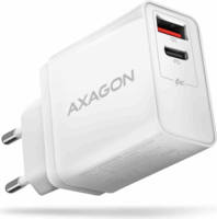 Axagon ACU-PQ22W Hálózati USB-C / USB-A töltő - Fehér (20W)