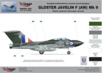 Mirage Hobby Gloster Javelin F Mk9 repülőgép műanyag modell (1:72)