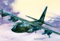 Italeri C-130 E/H Hercules repülőgép műanyag modell (1:72)