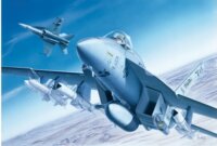 Italeri F/A-18E Super Hornet repülőgép műanyag modell (1:72)