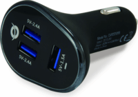 Conceptronic CARDEN06B Autós USB-A töltő - Fekete (31.5W)