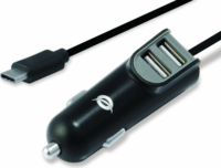 Conceptronic CARDEN05B Autós USB-A töltő - Fekete (15.5W)