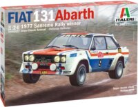 Italeri Fiat 131 Abarth 1977 San Remo Rally Win autó műanyag modell (1:24)