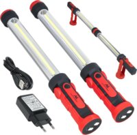Maclean MCE230 LED XXL Akkus LED Műhelylámpa - Fekete/Piros