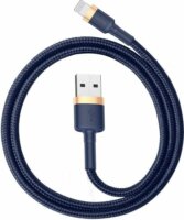 Baseus Cafule USB-A apa 2.0 - Lightning apa Adat és töltőkábel - Kék (2m)