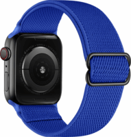 Mybandz Apple Watch S1/2/3/4/5/6/7 Rugalmas szövet szíj 38/40/41mm - Kék