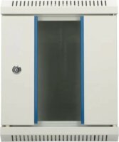 Extralink 10" Fali rack szekrény 6U 300x300mm - Szürke
