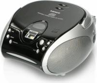 Lenco SCD-24 Boombox Rádió CD lejátszóval - Fekete/Ezüst