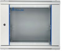 Extralink 19" Fali rack szekrény 9U 600x450mm - Szürke