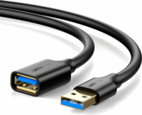 Ugreen 10368 USB-A apa - USB-A anya 3.0 Hosszabbító kábel - Fekete (1m)