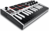 Akai MPK Mini MK3 USB MIDI Controller billentyűzet - Fekete/Fehér