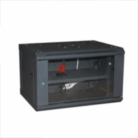 VCOM 19" Fali rack szekrény 6U 600x450mm - Fekete