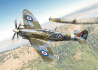 Italeri Spitfire Mk.IX repülőgép műanyag modell (1:48)