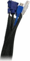 LogiLink KAB006 Tépőzáras kábel kötegelő/kábelrendező 1.8m - Fekete