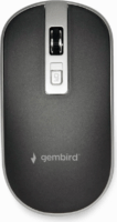 Gembird MUSW-4B-06-BS Wireless Egér - Fekete/Ezüst