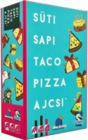 Süti, sapi, taco, pizza, ajcsi társasjáték