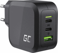 Green Cell PowerGaN Hálózati USB-C / USB-A töltő - Fekete (65W)