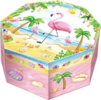Pulio Pecoware Octagonal Flamingo zenélődoboz