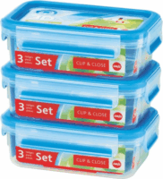 Emsa Food Clip&Close Műanyag ételtároló 0,55L (3db)