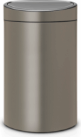 Brabantia 117907 33 literes érintőfedeles rozsdamentes acél szemetes - Szürke