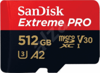 Sandisk Extreme PRO 512GB microSDXC UHS-I Memóriakártya + Adapter