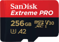 Sandisk Extreme PRO 256GB microSDXC UHS-I Memóriakártya + Adapter