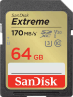Sandisk Extreme 64GB SDXC UHS-I Memóriakártya