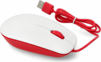 Raspberry Pi RB-MAUS01W USB Egér - Fehér/Piros